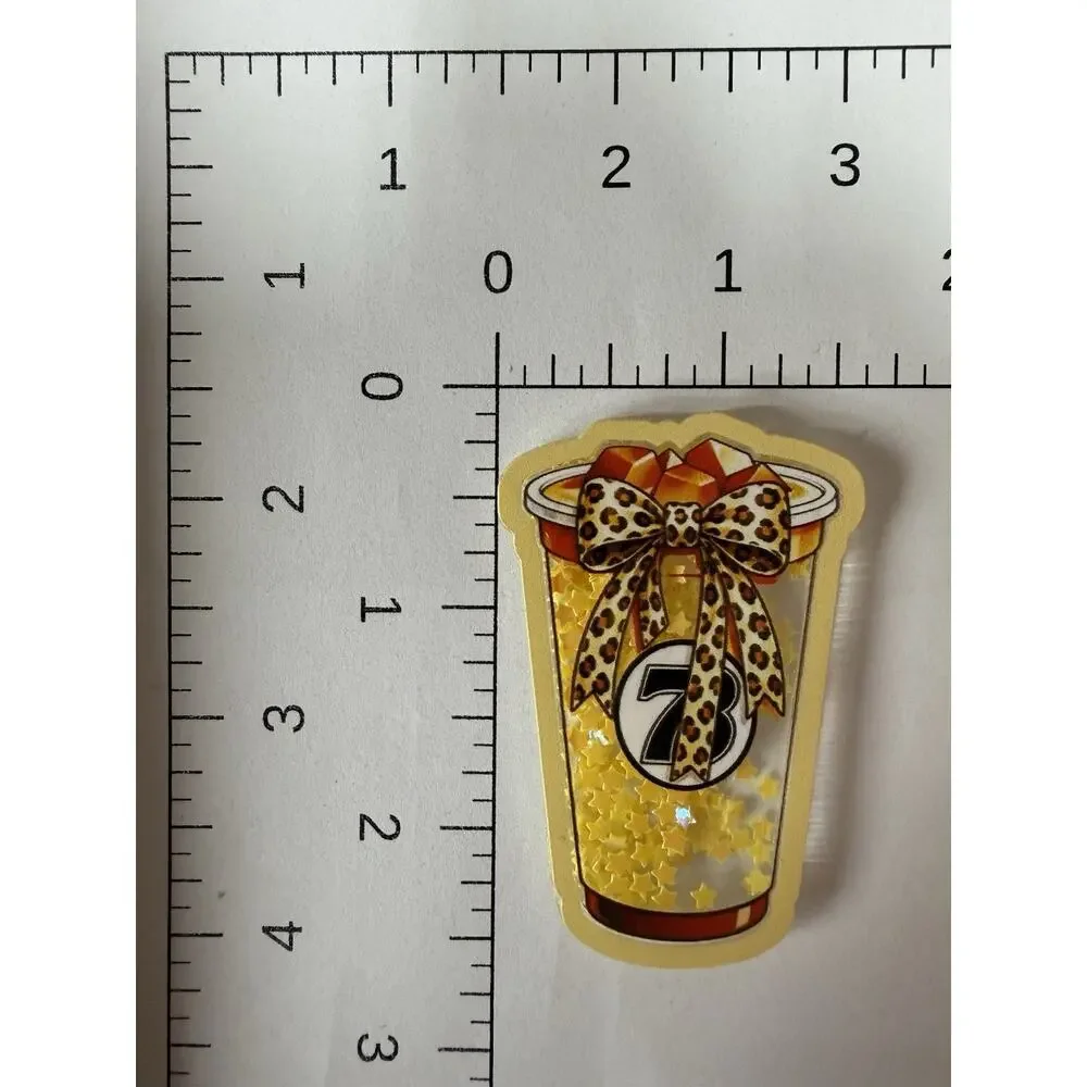 4 Pc Seven Brew Acrylic Flatbacks